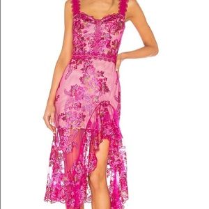 Bronx and Banco Eva Dress in Fuchsia - XS